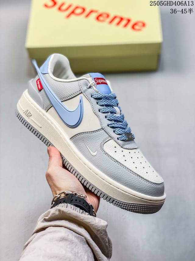 Overseas Limited Release! Company-Grade Nike Air Force 1 '07 Low Supreme Collabo