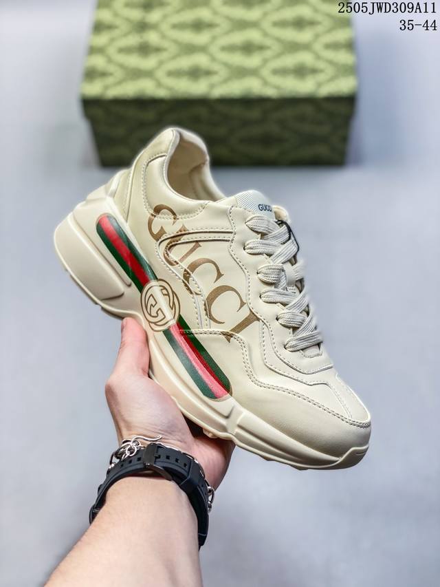 Gucci Dad Shoes Arrive With A Thick Sole And Sturdy Construction, Drawing Inspir
