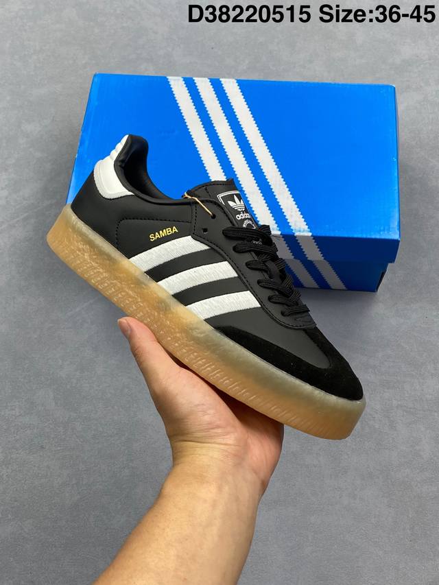 Adidas Originals Sambae Valentine W Versatile Classic Retro Samba Skate Shoe Thi