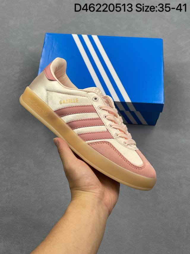 Adidas Originals Gazelle Indoor Three-Leaf Clover Retro Slip-Resistant Durable L