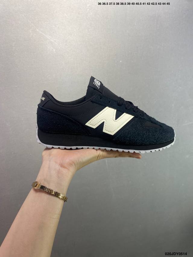 New Balance Nb 471 Series Fabric Cowhide Layer Retro Fashion Slip-Resistant Dura