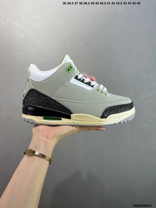 Core Private Company-Grade Air Jordan 3 Retro Aj3 Joe 3 Retro Casual Sports Cult