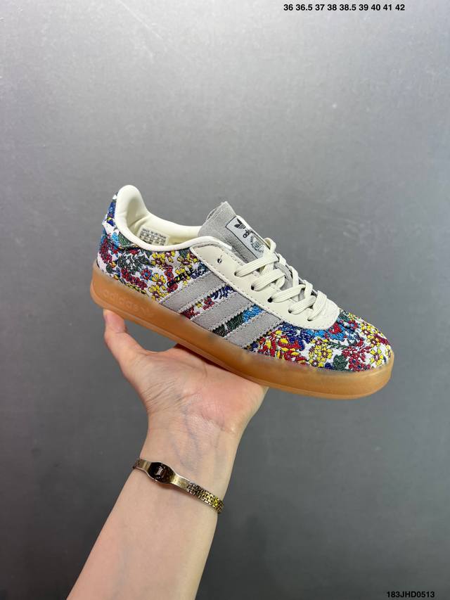 Adidas Gazelle Indoor J P6900 Casual Durable Lightweight Low-Top Skate Shoes Thi