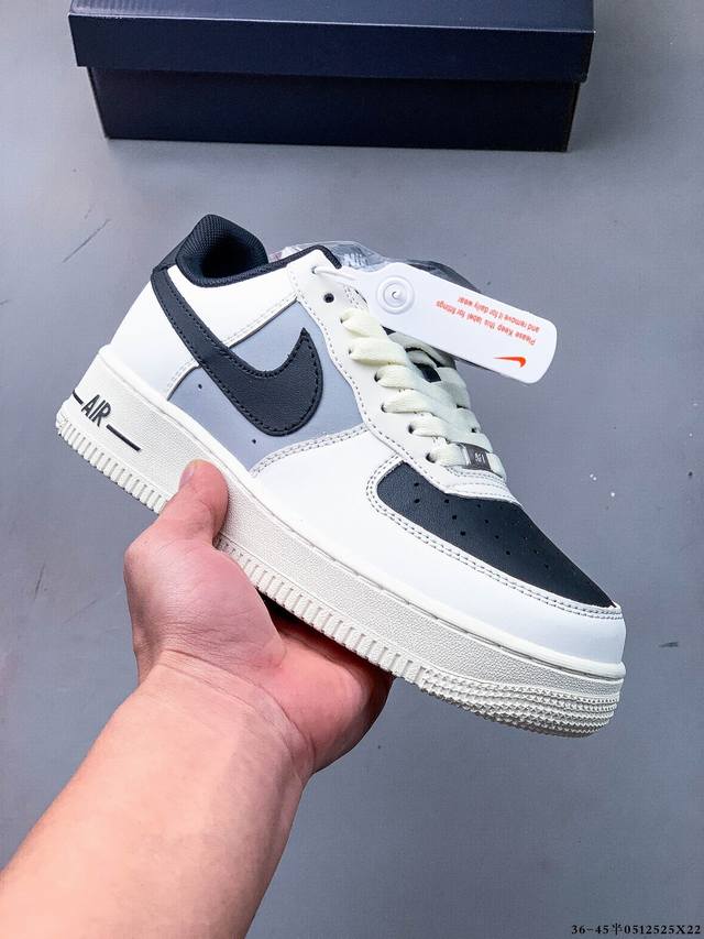 Authentic Two-Layer Label! Nike Air Force 1 Low Classic Low-Top Casual Sneakers
