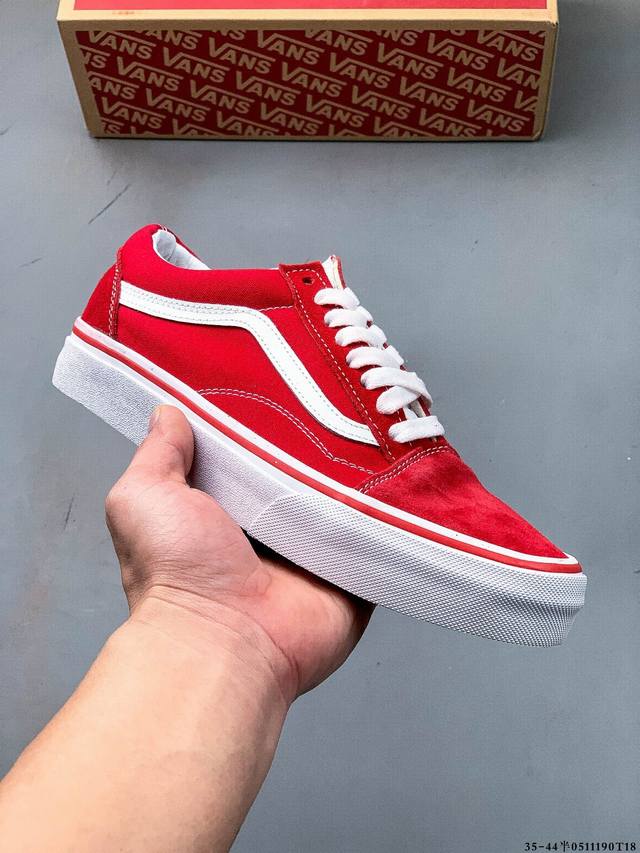 Vulcanized Authentic Label! Vans Old Skool Classic Low-Top Casual Skateboard Sho
