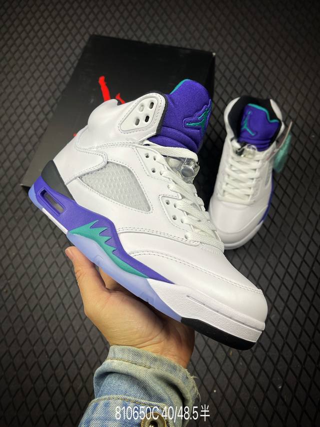 C Nike Air Jordan 5 Retro High Michael Jordan Aj5 High-Top Cushioned Anti-Slip B