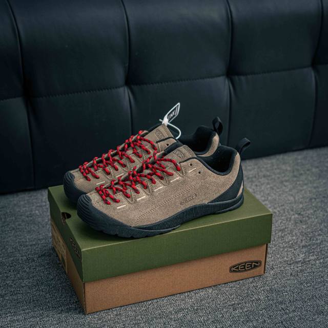 Core Private Keen Jasper Urban Series Retro Low-Top Lace-Up Outdoor Camping Hiki