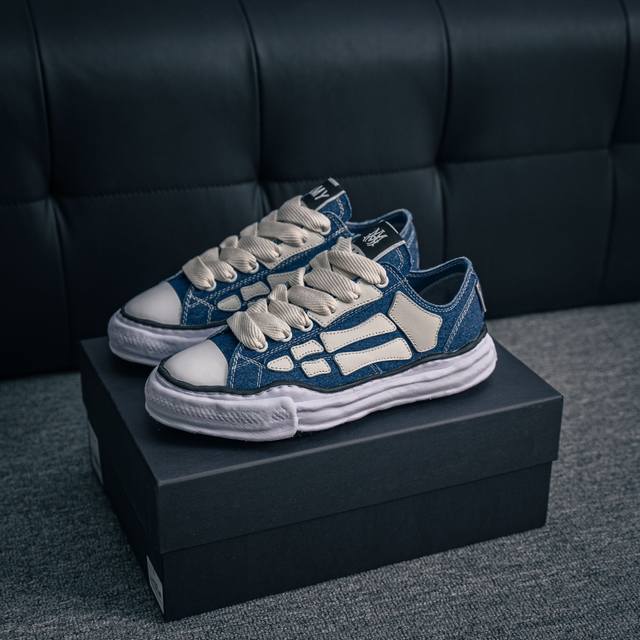 Core Private Maison Mihara Yasuhiro X Mmy Amiri Skel-Top Low Round-Toe Lace-Up L