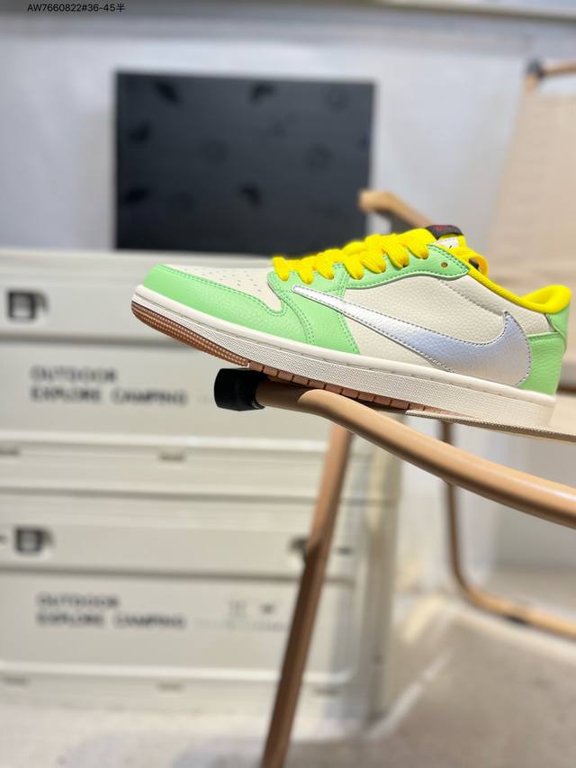 Company-Grade Top-Layer Leather Jordan Air Jordan 1 Low Aj1 Low-Top Series Baske
