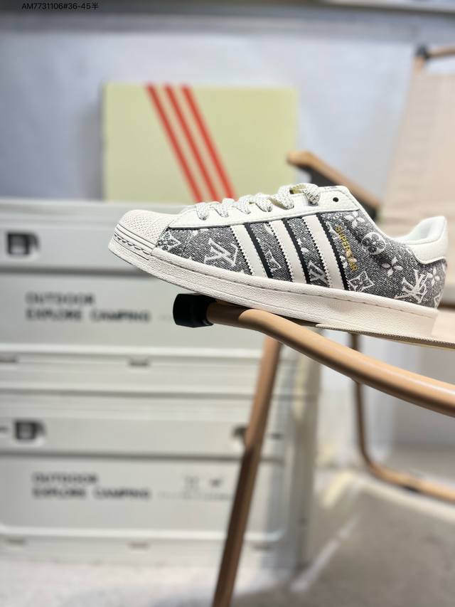 Lv X Adidas Originals Superstar Al Classic Colorway Classic Shell Toe Official W