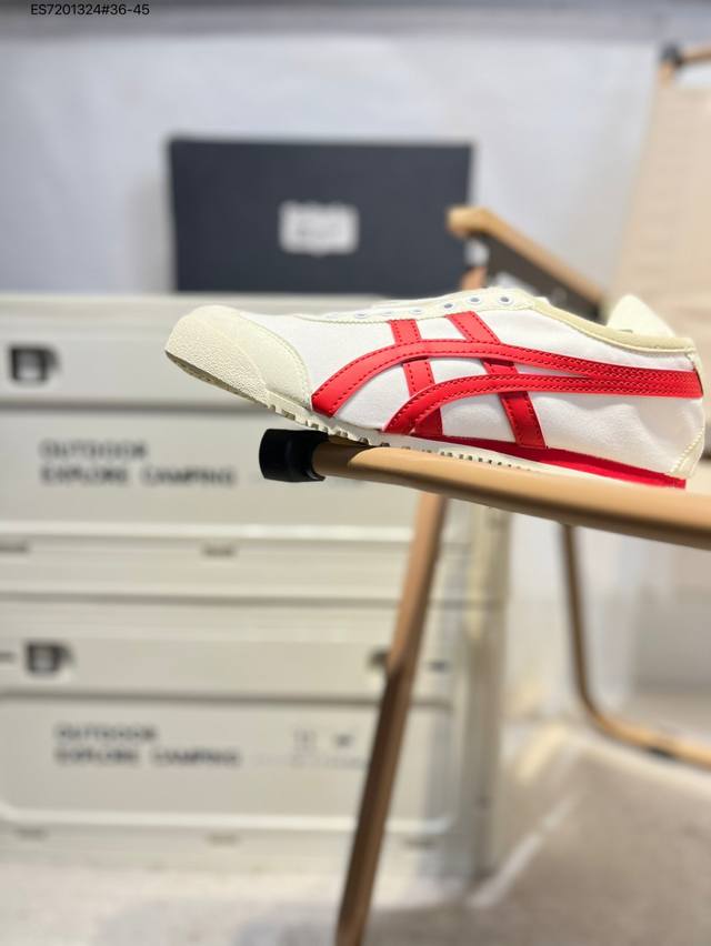 Onitsuka Tiger Mexico 66 Ghost Tiger Canvas Mexico Upgrade Edition Series Low-To