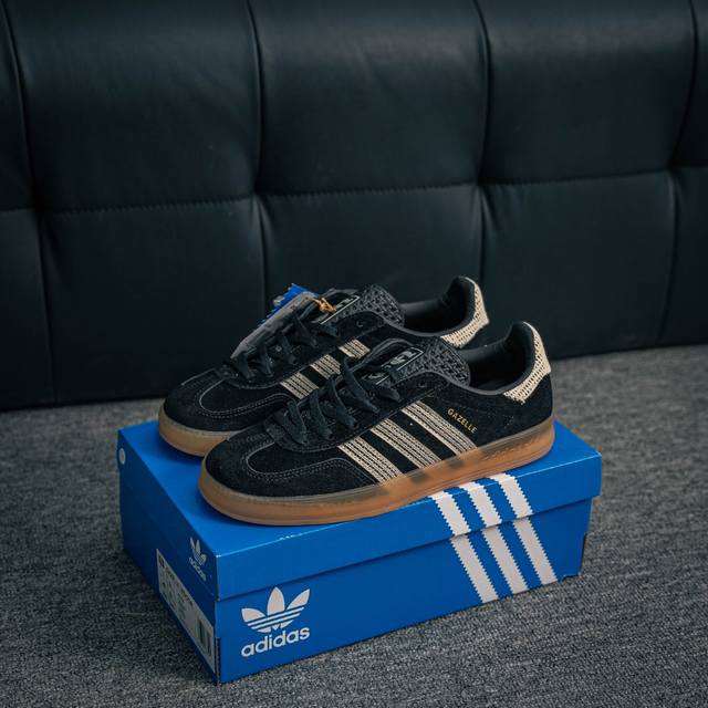 Core Private Adidas Originals Gazelle Indoor Three-Leaf Clover Retro Slip-Resist