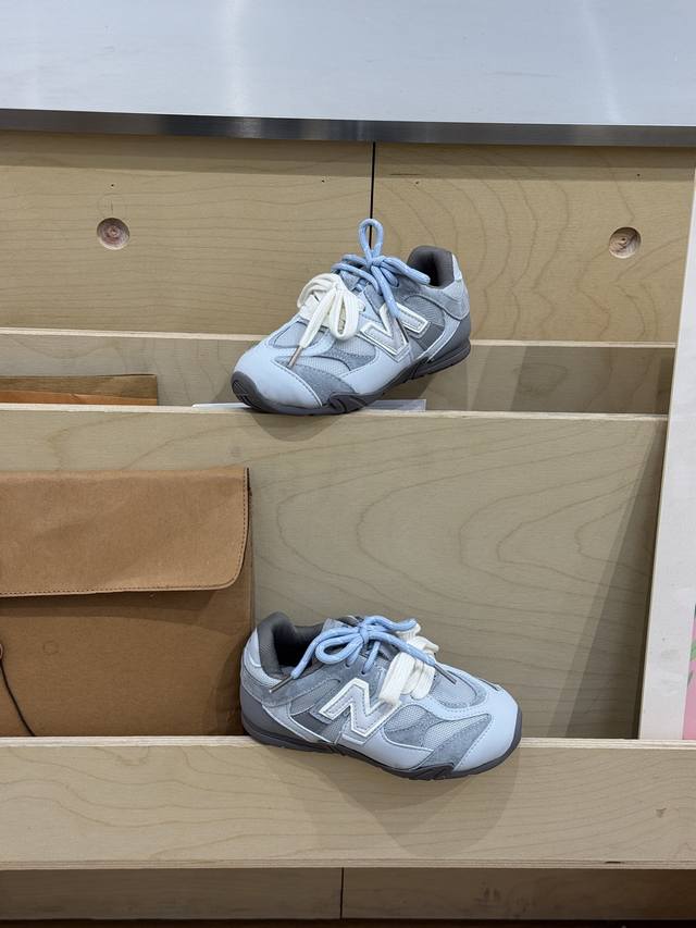 Nb 9060Miumiu Collaboration Pig Eight Skin Mesh Velcro Children's Shoes Size 24