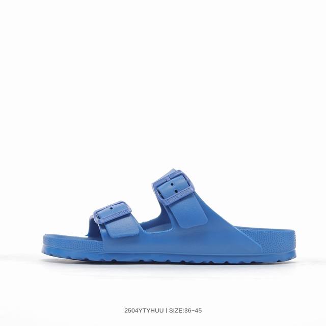 Birkenstock Casual Comfort Eva Slip-Resistant Leather Birkenstock Sandals Sizes:
