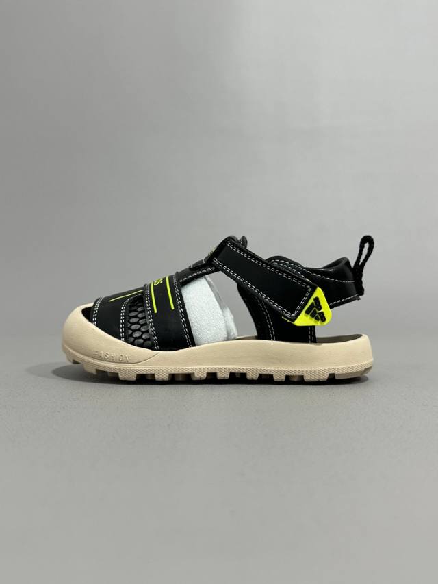 Premium Edition Adidas Children's Toe-Covered Sandals Size: 23-32 Premium Synthe