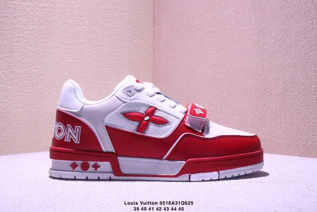 Genuine Brand New Lv Louis Vuitton Trainer Sneaker Low Casual Sports Culture All