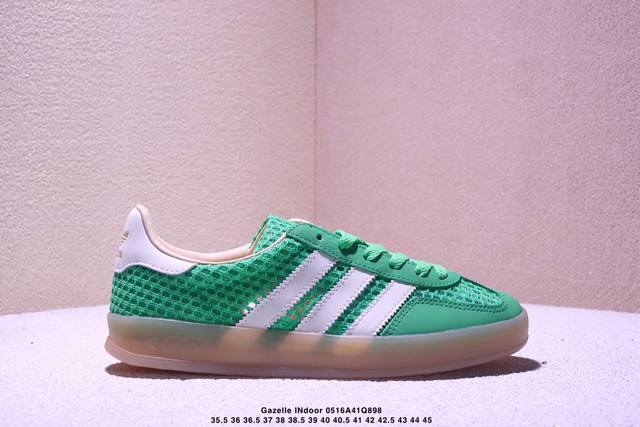 Corporate-Level Adidas Originals Gazelle Indoor Clover Casual Non-Slip Wear-Resi