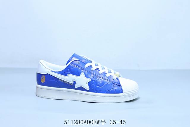 Adidas Originals Superstar Shell Toe Series Low-Top Classic All-Match Casual Spo
