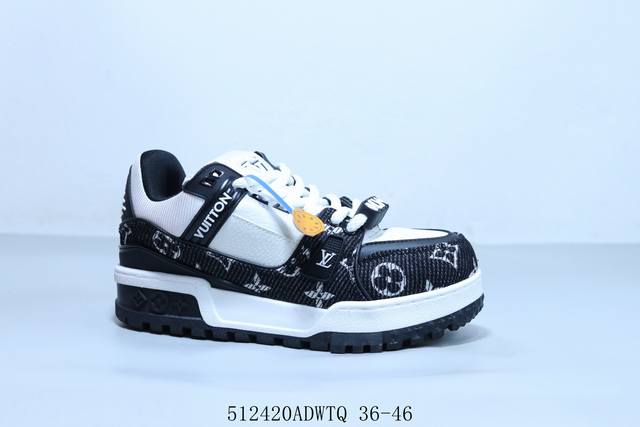 lv Louis Vuitton Trainer Sneaker Low Casual Sports Culture All-Match Basketba
