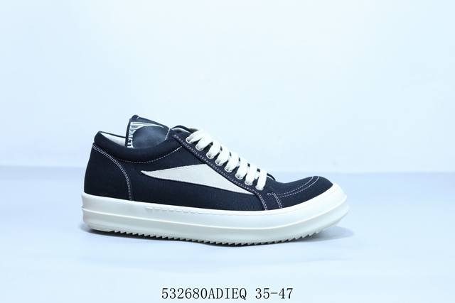 rick Owens Ro Low-Top Lace-Up Fashion Sneakers 532680Adieq 35-47