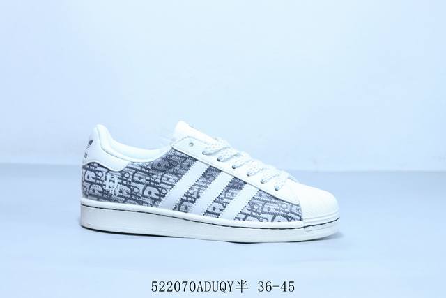 Adidas Adidas Originals Superstar Non-Slip Wear-Resistant Lightweight Breathable