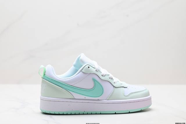 Genuine Nike Court Borough Low Low-Top Versatile Breathable Casual Sports Shoes