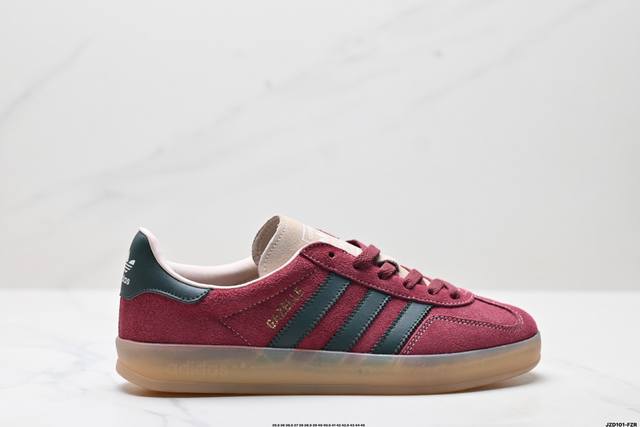 Corporate-Level Adidas Originals Gazelle Indoor Clover Casual Non-Slip Wear-Resi