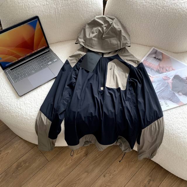 Top Version, Free Comparison Arc'teryx Arc'teryx Color-Blocked Skin Clothing New
