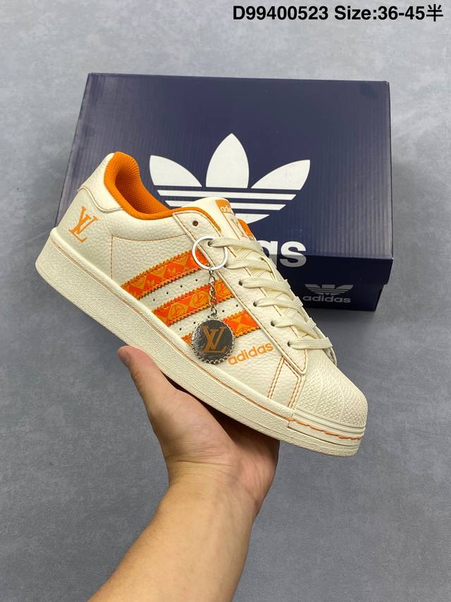 Adidas Ad Originals Superstar Classic Shell Toe Casual Sneakers Pure White B2713