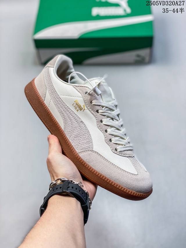 Special Offer Puma Beige Dexterity Shoes Retro Casual Sports Shoes Liga Leather