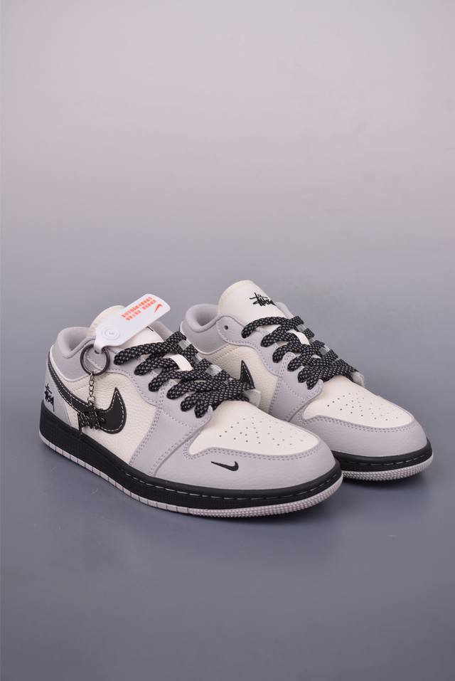 nike Jordan Air Jordan 1 Stussy Co-Branded Pure Original Factory Product High