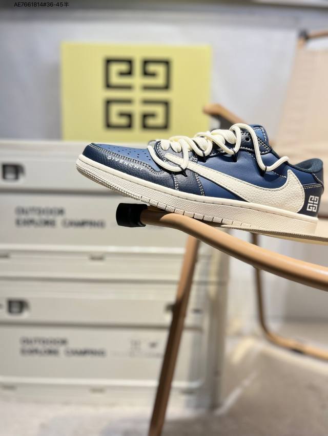 Company-Level First-Layer Leather Jordan Air Jordan 1 Low Aj1 Low-Top Series Bas