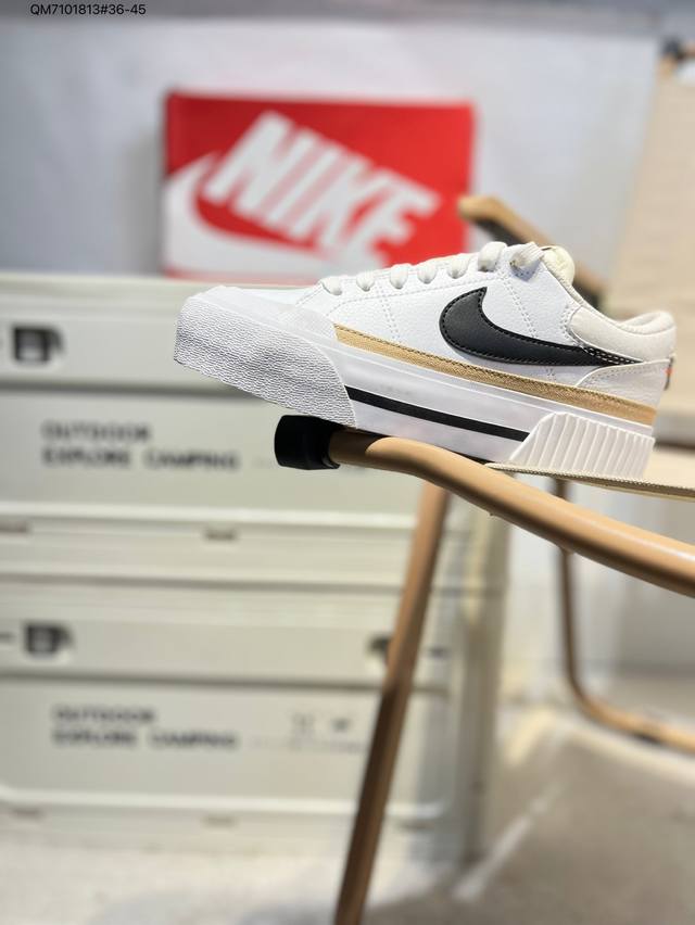 Nike Court Legacy College Series Low-Top Classic All-Match Casual Sports White S