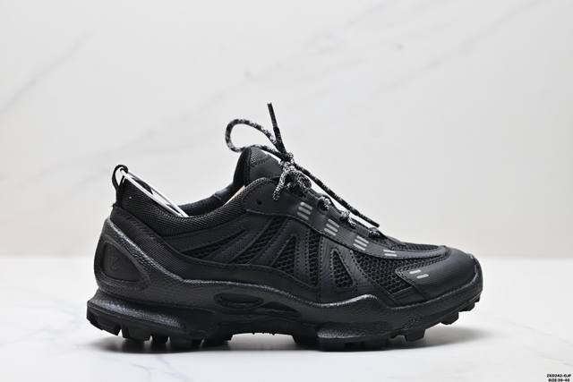 Local core private Ecco leather strap mesh breathable versatile casual dad shoes