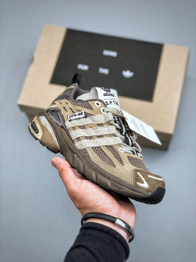 Overseas hit limited edition! High-end custom Adidas Adidas Trefoil & Gucci Orig