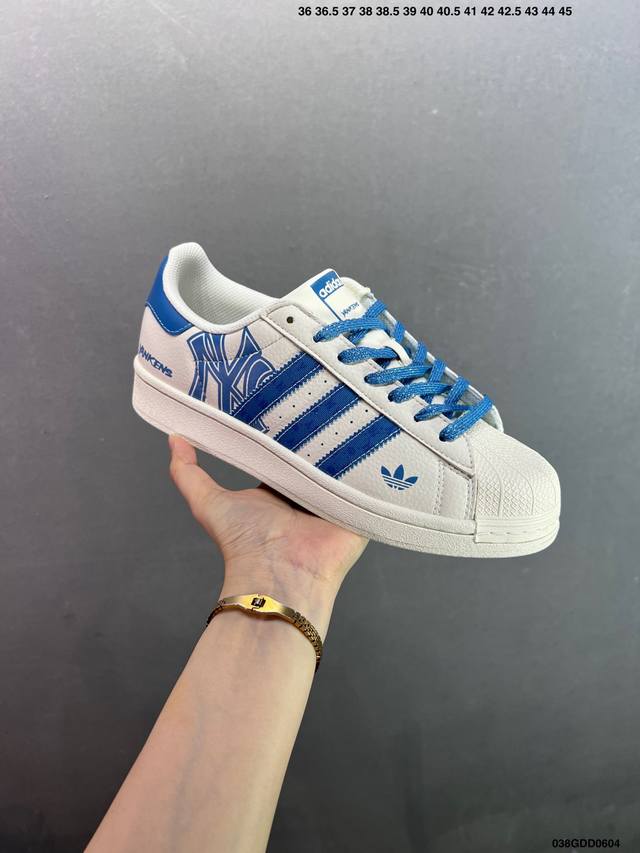 Adidas Adidas Originals Superstar non-slip wear-resistant lightweight breathable