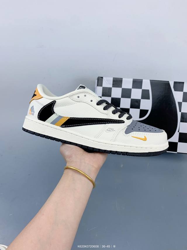 Corporate-level Nike Air Jordan 1 Low Aj1 Joe 1 low-top casual sneakers synchron