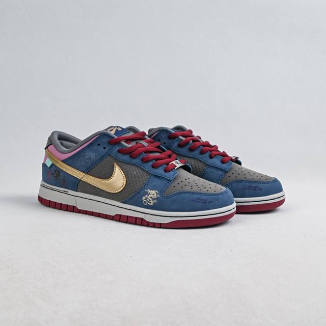 Corporate-level Nike Sb Dunk Low Anniversary High-end Custom Low-top Casual Shoe