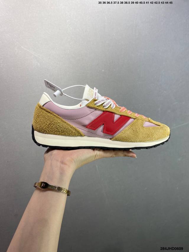 M version pure original New Balance Nb471 series fabric cow split leather life c