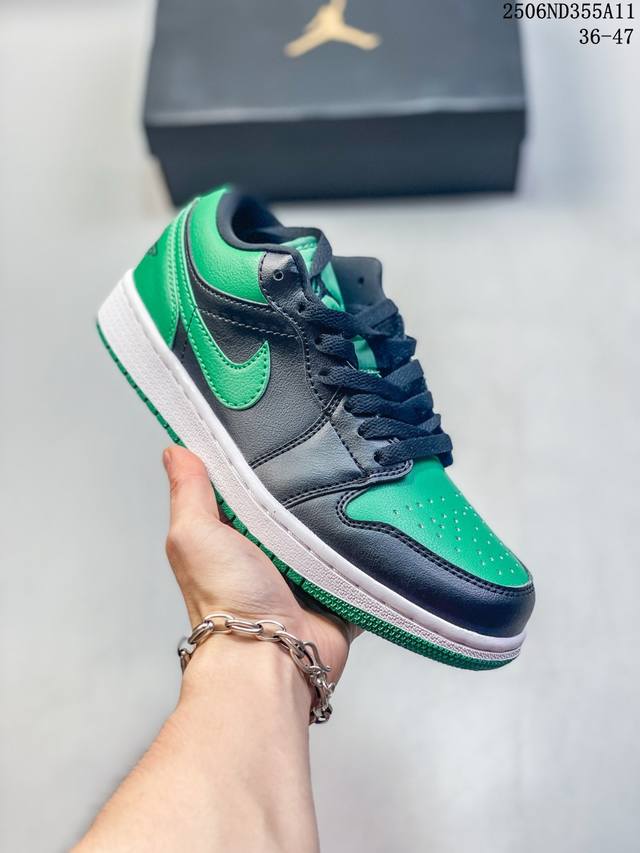 Nike Air Jordan 1 Mid "Green Yellow" Aj1 Jordan Generation Mid-top Classic Retro