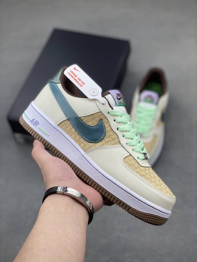 Core private Company-level Air Jordan Aj1 Low low-top beige green Hf4078-100 New