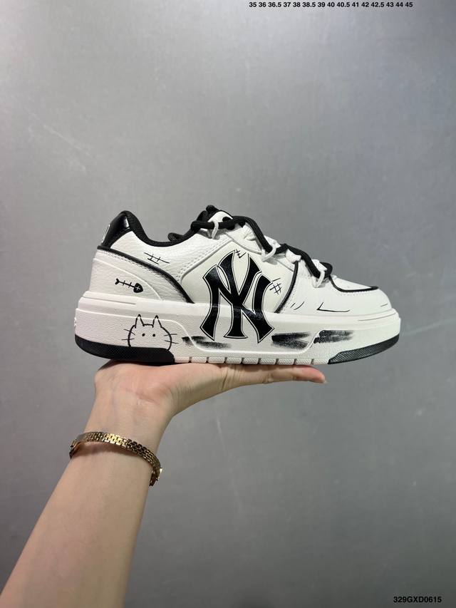 Mlb Cargo Chunky retro running shoes series personality assists retro texture an