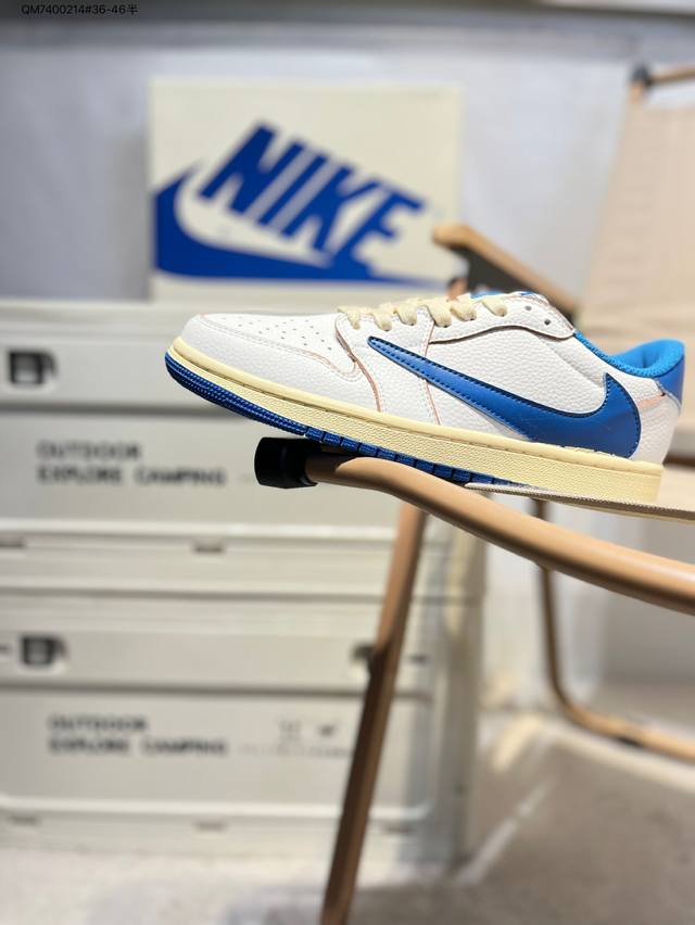 Company-level first-layer! Nike Air Jordan 1 Low Aj1 Joe 1 low-top trendy slow-m
