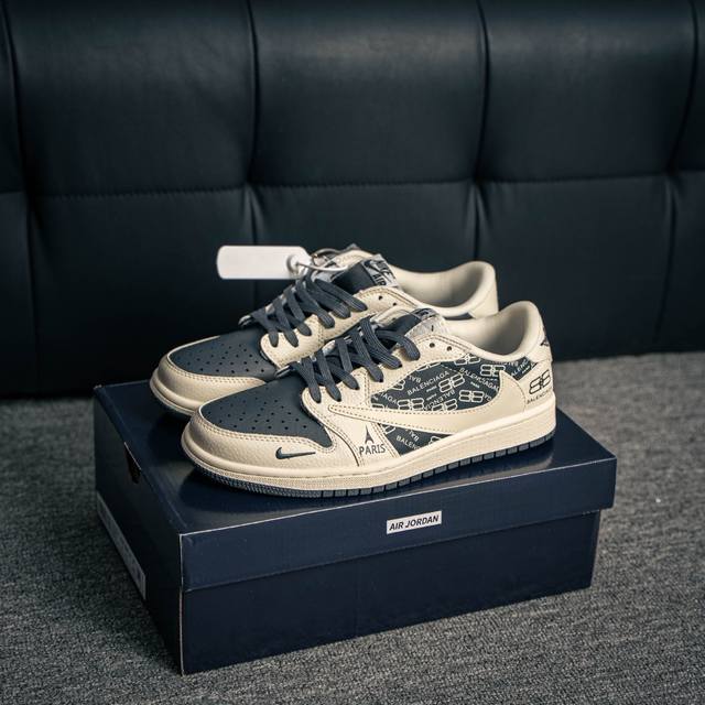 Nike Air Jordan 1 Low Aj1 Joe 1 low-top casual sneakers synchronized official co