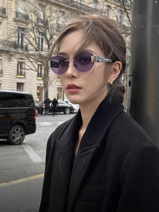 Chanel Miumiu Prada New full diamond logo side clip bangs clip pressure clip dai