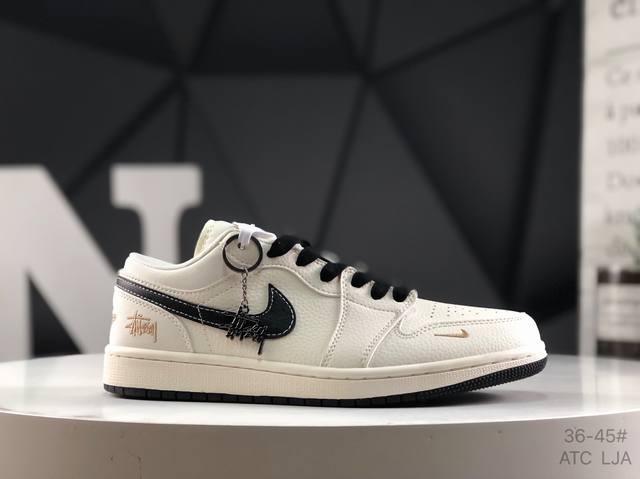 Nike Wmns Air Jordan 1 Low Gs White University Red Aj1 Jordan Generation Low-top