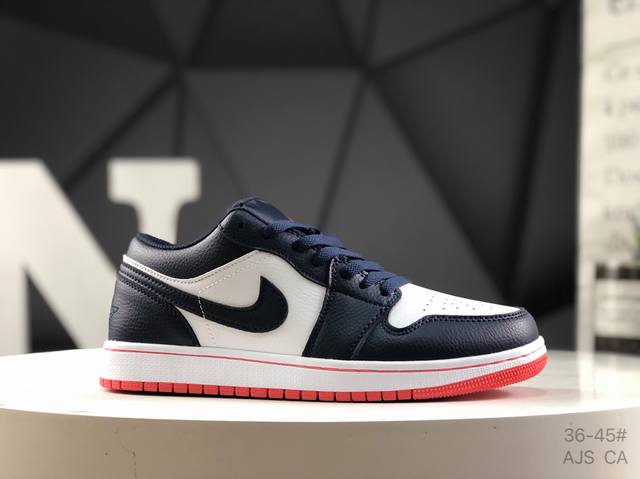 genuine label with half size Nike Jordan Air Jordan 1 Low Aj1 low-top series bas