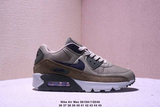 Nike Air Max 90 Premium Half Palm Air Cushion Retro Sports Leisure Running Shoes