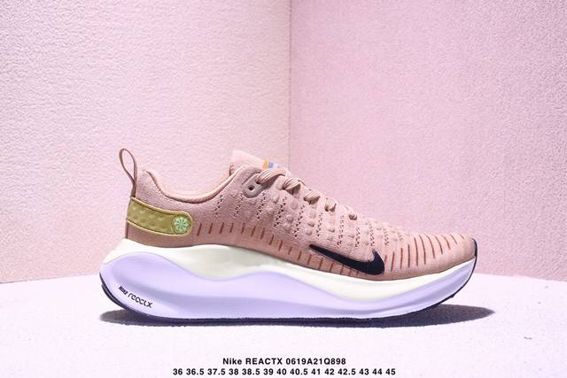 genuine Nike Reactx Infinity Run 4 marathon running shoes lightweight upper with