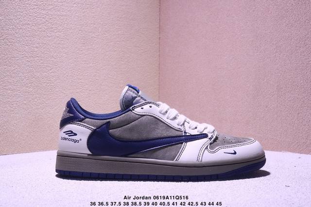 Authentic Aj1 Travis Scott x Air Jordan 1 "Reverse Mocha" Aj1 Joe 1 Ts joint rev